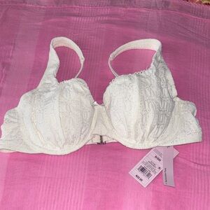Wild Fable Cream Lace Bra